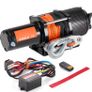 4500lbs ATV/UTV Electric Winch 12V DC with 39 ft Synthetic Rope Wireless & Wired RemoteControl IP55 Waterproof for Jeep Image 3