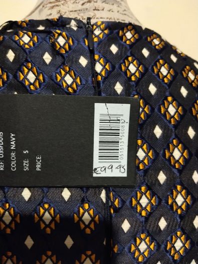 Beautiful Anonyme Occasion Dress with pockets, New With Tags