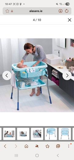 chicco baby bath and changing table