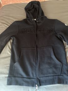 Authentic, Navy Moncler zip hoodie