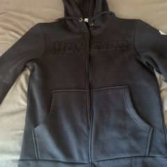 Authentic, Navy Moncler zip hoodie