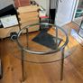 Round Glass Dining Table Image 3