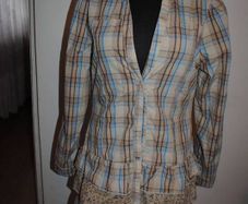 Free2bu check tunic shirt size UK12/14 EU42 Postage included