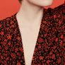 Maje Mini Dress Floral Pattern Image 6