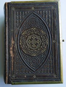 Antique Church Services The Book of Common Prayer Leather, Brass
