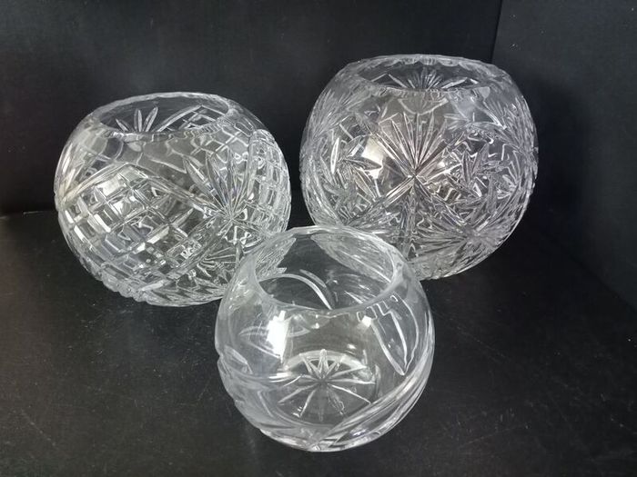 High quality 24%lead crystal Rose Bowls