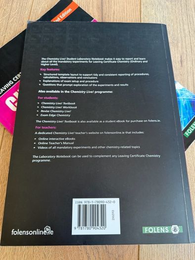 leaving cert chemistry books