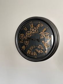 Large Vintage-Style Wall Clock