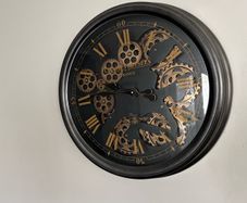 Large Vintage-Style Wall Clock