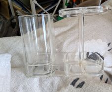 toothbrush and toothpaste holder