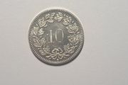Switzerland 10 rappen coin