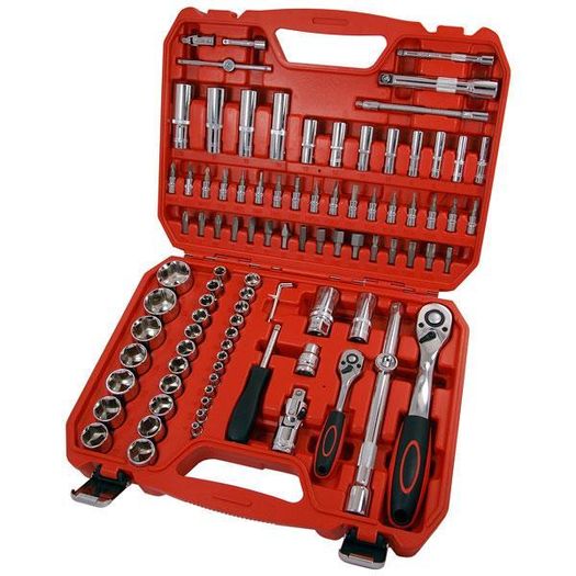 Socket Set - 94 Piece - 1/4 - 1/2 Inch Drive + Accessories