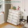 Chest of Drawers with Pockets 11 Fabric Drawers Storage Organiser Unit Image 3