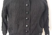 Roxy Life Black  Cotton Hoodie/Cardigan Size Small