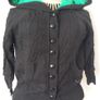 Roxy Life Black  Cotton Hoodie/Cardigan Size Small Image 2