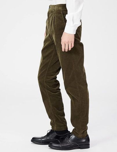 HUGO BOSS Men's Schino-Shyne Corduroy Trousers, 50477744, Brown 29W / 32L