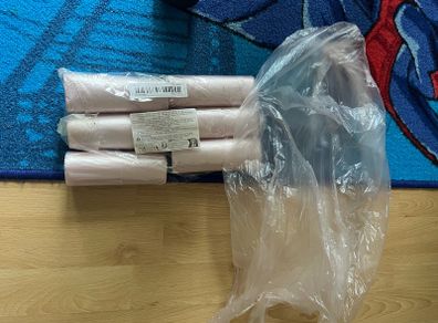 Pink bathroom Bin bags
