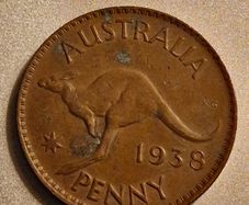 1938 Australia Penny