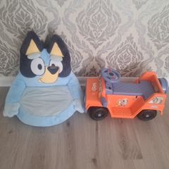 Bluey car + chair