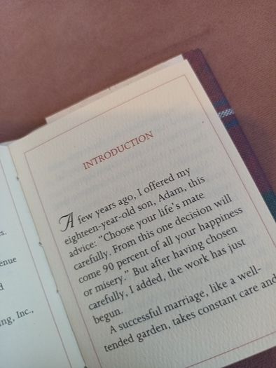 Mini life's little book on marriage and family book