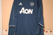Adidas Man U Manchester United  Long Sleeve Training Top Football Jersey Size Xl Extra Large Navy 2016