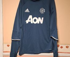 Adidas Man U Manchester United  Long Sleeve Training Top Football Jersey Size Xl Extra Large Navy 2016
