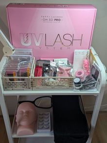 Complete Lash Business Setup Featuring Tatti Lashes UV System