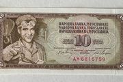 Yugoslavia 10 Dinars 1968 Banknote