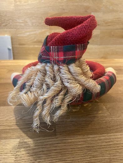 Christmas Santa Rattan Basket