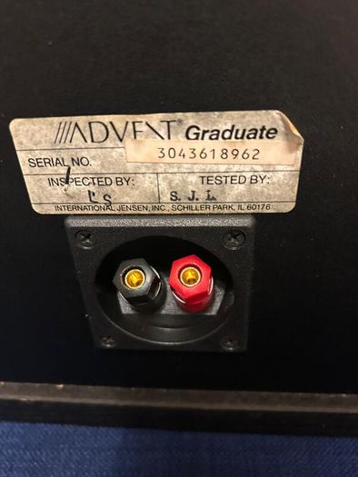 Advent Graduate Speakers - very rare