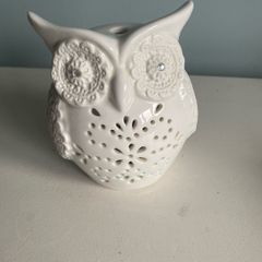 Owl candle holder