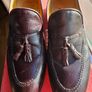 PERKES OF Portugal hand made Bull hide Loafer sz8 rrp 350 euros Image 2
