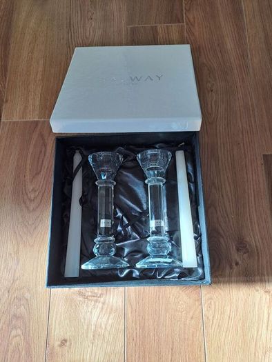 Galway Ritz 7-inch Candlesticks Pair