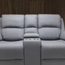 Roman 3+2 Leather Manual Recliner Sofa Image 3