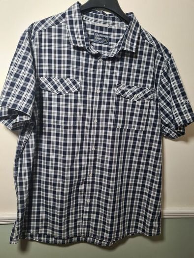 mens CRAGHOPPERS SOLARShield Check shirt sleeve Size XXL 2XL extra large EU 50 walking hiking