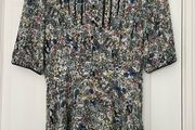 Zadig &amp; Voltaire Raspail Crinkle Flower Dress - Size M - Floral Boho