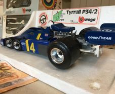 Model Car Burago Tyrrell P34/2 Scale 1/14