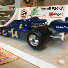 Model Car Burago Tyrrell P34/2 Scale 1/14