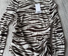 BNWT F&F Animal Print Ruched Top Size 6