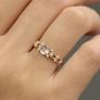 Moonstone Crystal Gold Tone Ring Image 2