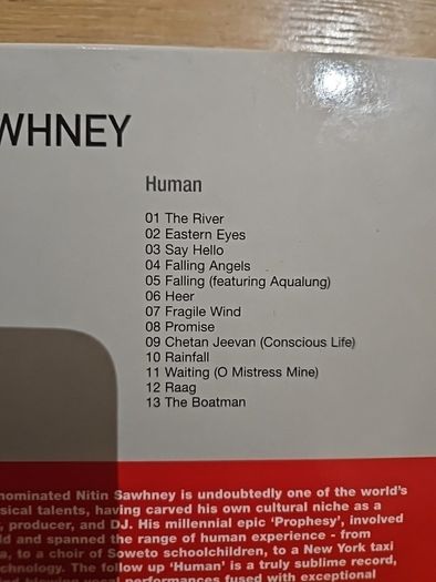 Nitin Sawhney - Prophesy / Human. 2 CD.