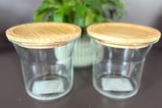 Glass food storage 1 Litre bamboo lid