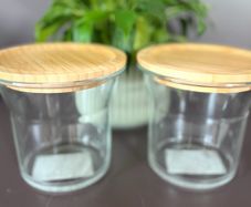 Glass food storage 1 Litre bamboo lid