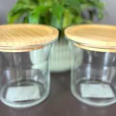 Glass food storage 1 Litre bamboo lid