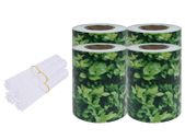 Garden Privacy Screens 4 pcs PVC 35x0.19 m Green