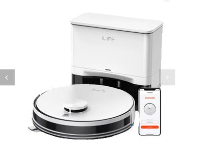 Robot Vacuum & Mop Combo 5000Pa Suction, Self-Emptying Dock