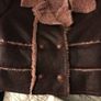Catimini aviator / shearling Coat/ Jacket  age 8 126cms Image 6