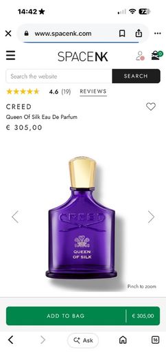 Creed queen of silk