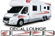 Vinyl Graphics Stickers Decals Set Camper Van Rv