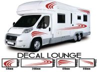 main image for ad Vinyl Graphics Stickers Decals Set Camper Van Rv
